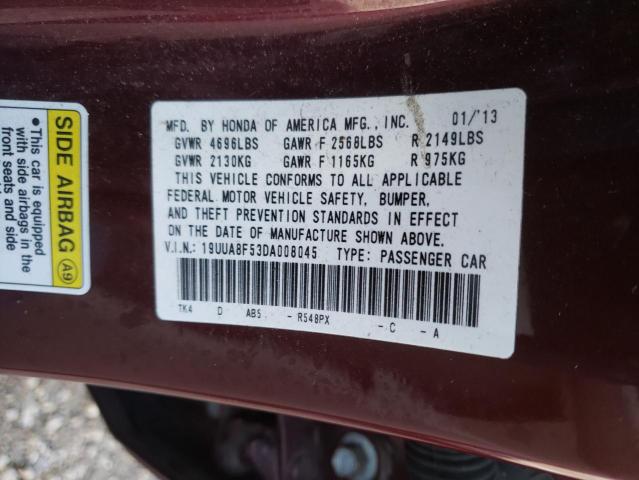 Photo 9 VIN: 19UUA8F53DA008045 - ACURA TL TECH 