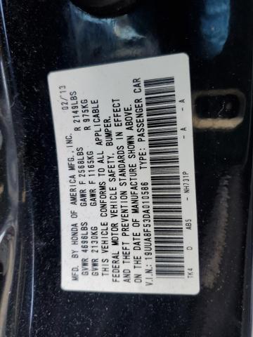 Photo 11 VIN: 19UUA8F53DA010586 - ACURA TL 