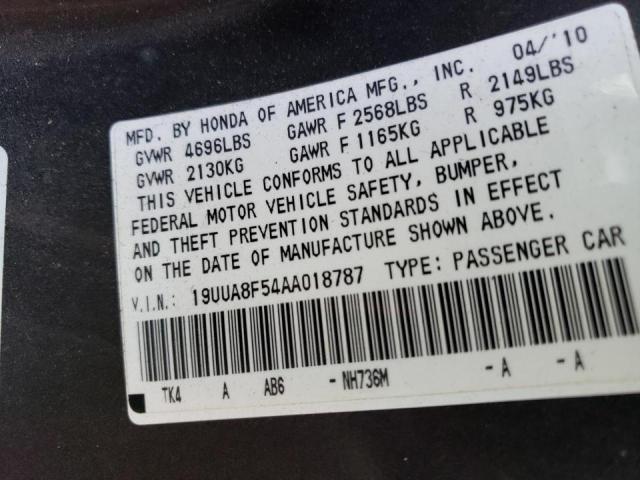 Photo 9 VIN: 19UUA8F54AA018787 - ACURA TL 