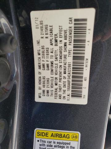 Photo 11 VIN: 19UUA8F54CA023961 - ACURA TL 