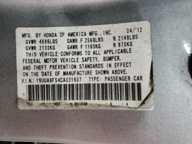 Photo 12 VIN: 19UUA8F54CA031607 - ACURA TL 