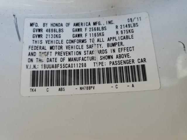 Photo 12 VIN: 19UUA8F55CA011298 - ACURA TL 