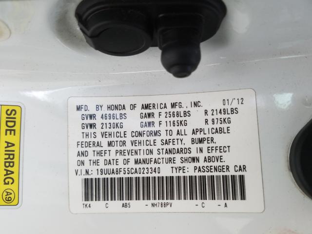 Photo 9 VIN: 19UUA8F55CA023340 - ACURA TL 