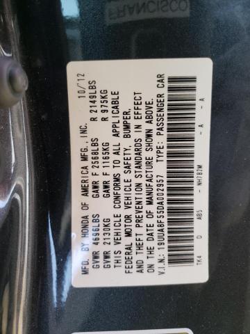 Photo 12 VIN: 19UUA8F55DA002957 - ACURA TL TECH 