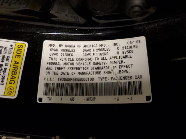 Photo 11 VIN: 19UUA8F56AA000100 - ACURA TL 