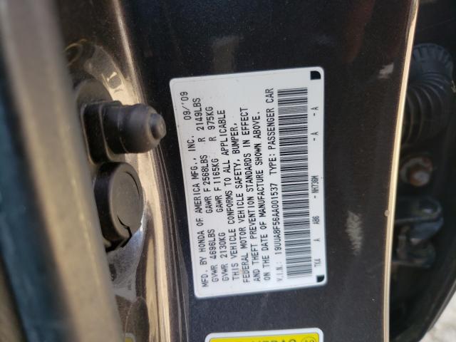 Photo 9 VIN: 19UUA8F56AA001537 - ACURA TL 