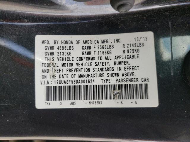 Photo 9 VIN: 19UUA8F56DA001624 - ACURA TL TECH 