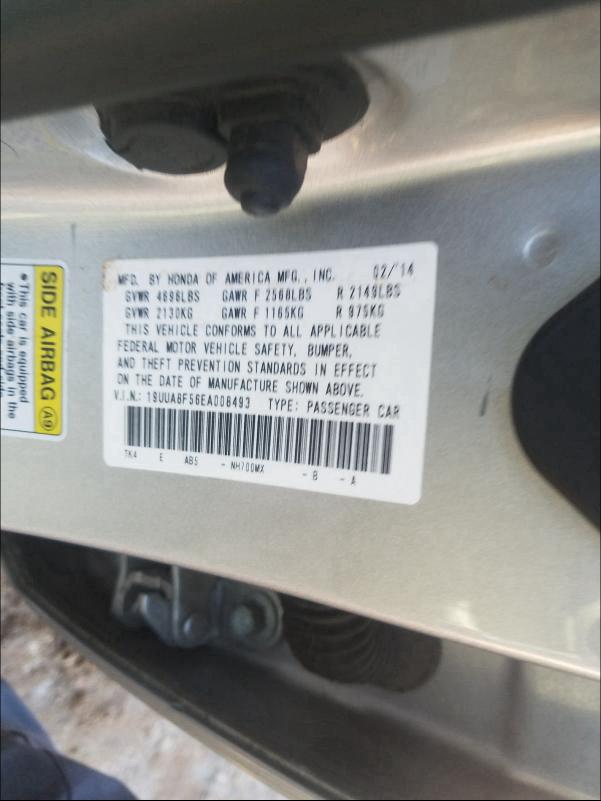 Photo 9 VIN: 19UUA8F56EA008493 - ACURA TL TECH 