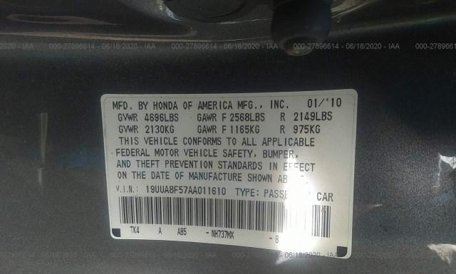 Photo 8 VIN: 19UUA8F57AA011610 - ACURA TL 