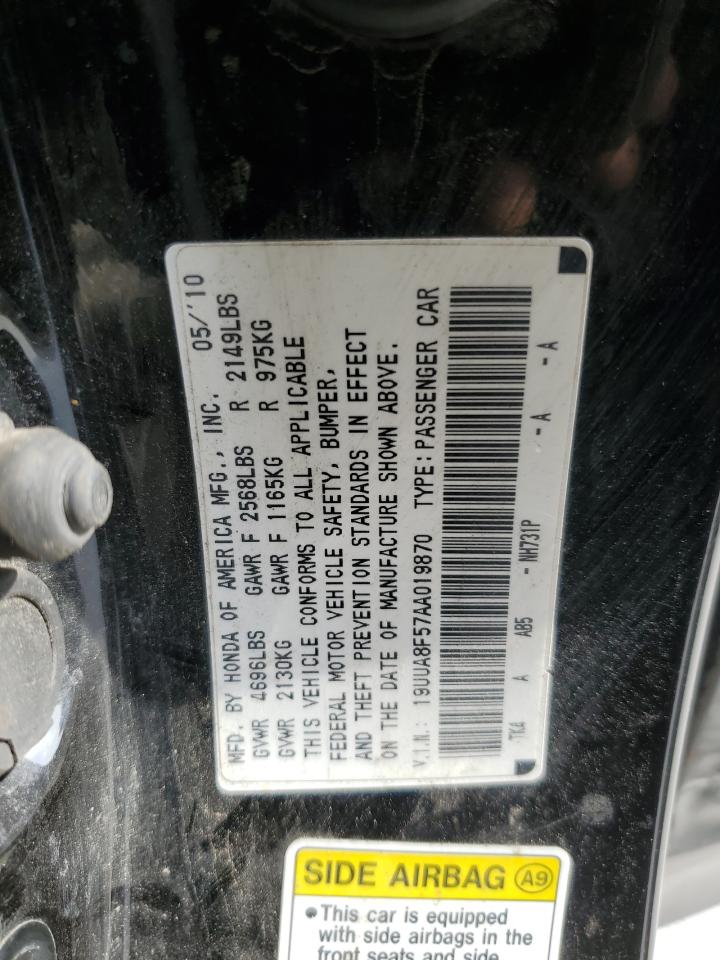 Photo 11 VIN: 19UUA8F57AA019870 - ACURA TL 