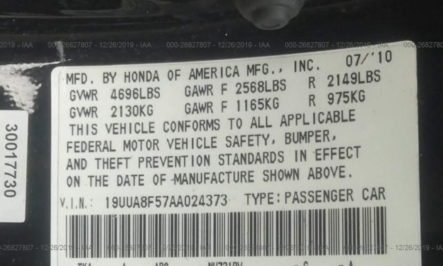 Photo 8 VIN: 19UUA8F57AA024373 - ACURA TL 