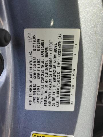 Photo 11 VIN: 19UUA8F57CA002733 - ACURA TL 