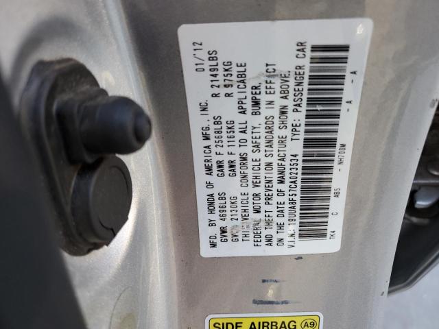 Photo 9 VIN: 19UUA8F57CA023534 - ACURA TL 