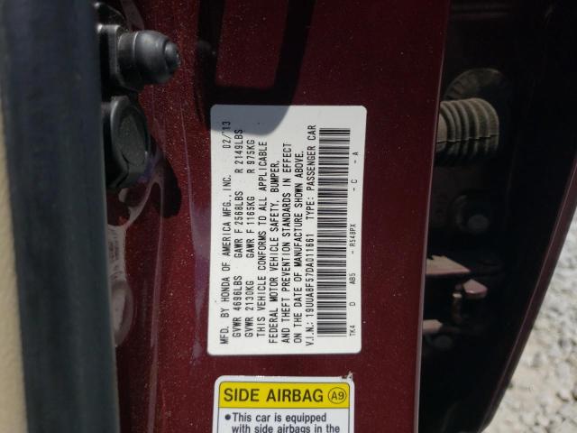 Photo 11 VIN: 19UUA8F57DA011661 - ACURA TL 