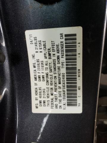 Photo 11 VIN: 19UUA8F58CA004880 - ACURA TL 