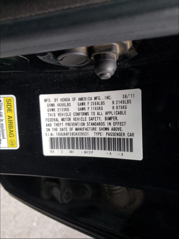 Photo 9 VIN: 19UUA8F58CA009531 - ACURA TL 