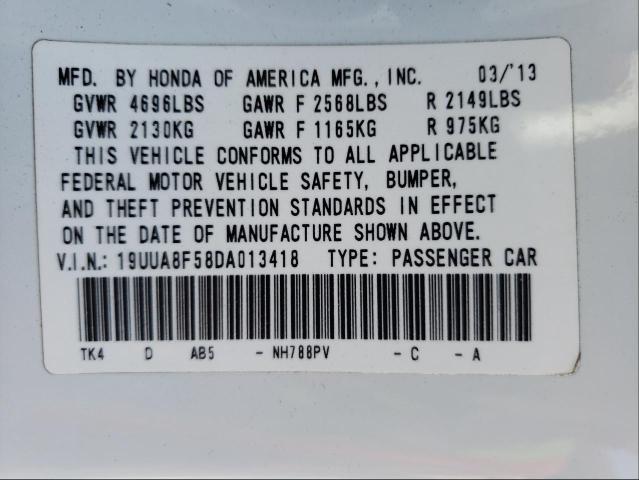 Photo 9 VIN: 19UUA8F58DA013418 - ACURA TL TECH 