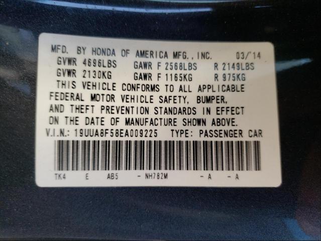 Photo 9 VIN: 19UUA8F58EA009225 - ACURA TL TECH 