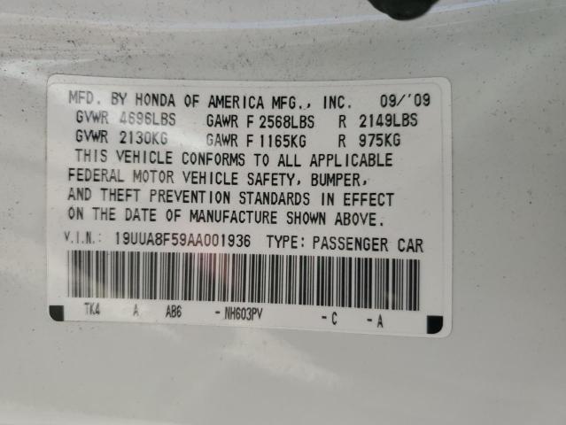 Photo 11 VIN: 19UUA8F59AA001936 - ACURA TL 