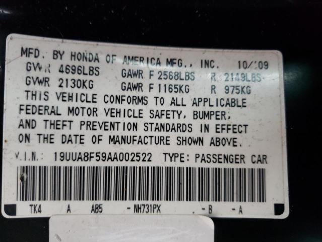 Photo 12 VIN: 19UUA8F59AA002522 - ACURA TL 