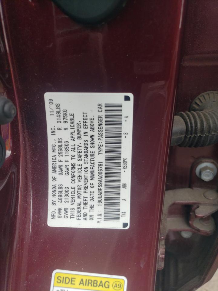 Photo 12 VIN: 19UUA8F59AA006781 - ACURA TL 