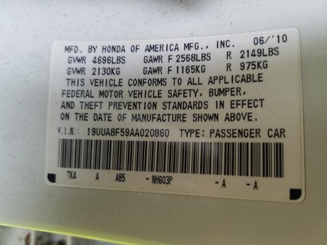 Photo 9 VIN: 19UUA8F59AA020860 - ACURA TL 