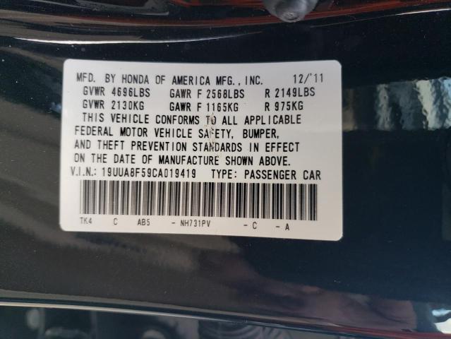 Photo 12 VIN: 19UUA8F59CA019419 - ACURA TL 