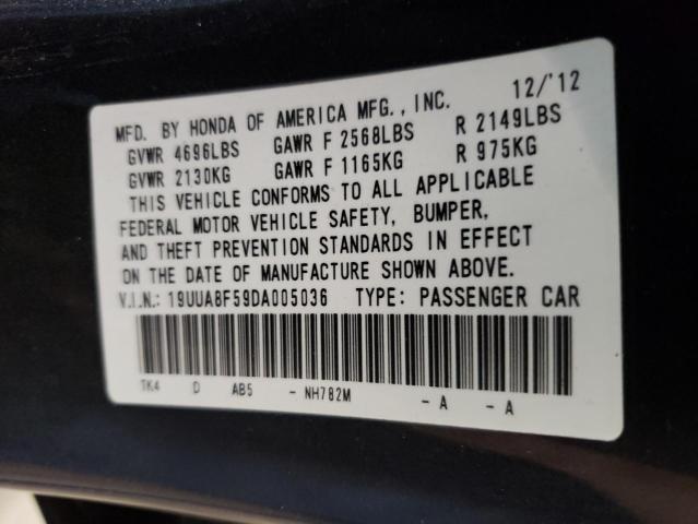 Photo 9 VIN: 19UUA8F59DA005036 - ACURA TL TECH 