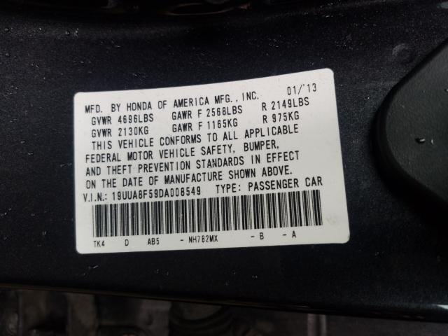 Photo 9 VIN: 19UUA8F59DA008549 - ACURA TL TECH 