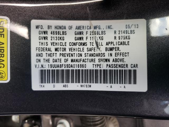 Photo 9 VIN: 19UUA8F59DA016960 - ACURA TL TECH 