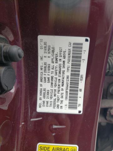 Photo 11 VIN: 19UUA8F5XAA012380 - ACURA TL 