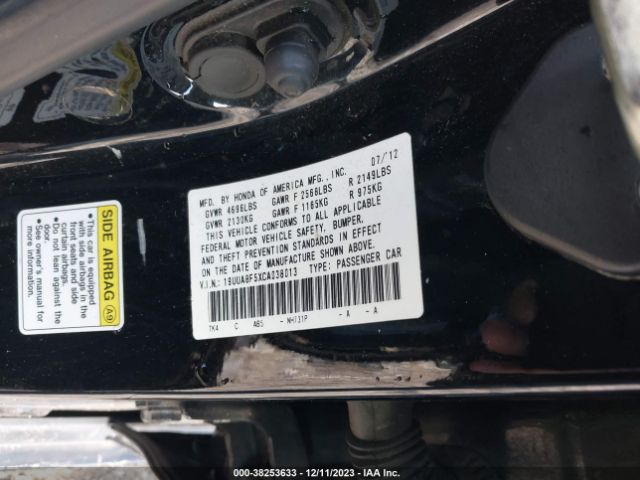 Photo 8 VIN: 19UUA8F5XCA038013 - ACURA TL 