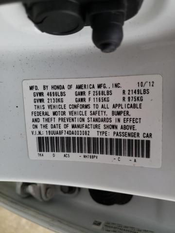 Photo 9 VIN: 19UUA8F74DA003082 - ACURA TL ADVANCE 