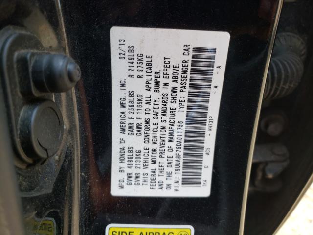 Photo 9 VIN: 19UUA8F75DA011756 - ACURA TL ADVANCE 