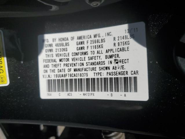 Photo 12 VIN: 19UUA8F78CA018375 - ACURA TL 