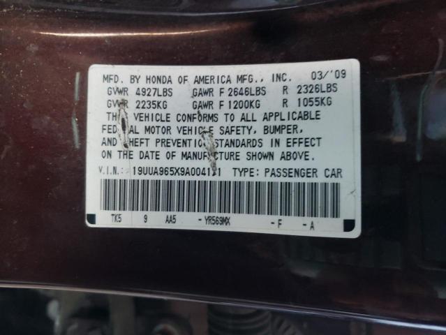 Photo 12 VIN: 19UUA965X9A004121 - ACURA TL 