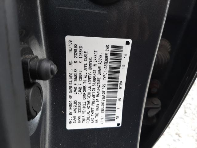 Photo 11 VIN: 19UUA9F23AA001975 - ACURA TL 