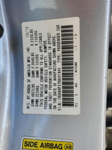 Photo 11 VIN: 19UUA9F27DA001840 - ACURA TL 