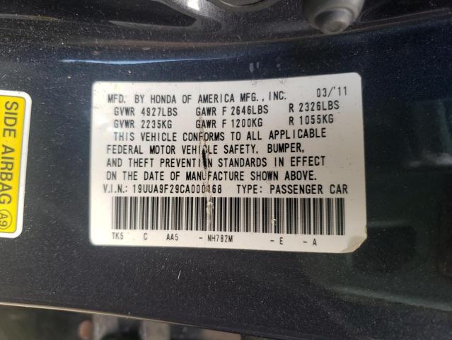 Photo 12 VIN: 19UUA9F29CA000168 - ACURA TL 