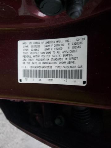 Photo 9 VIN: 19UUA9F50AA003922 - ACURA TL 