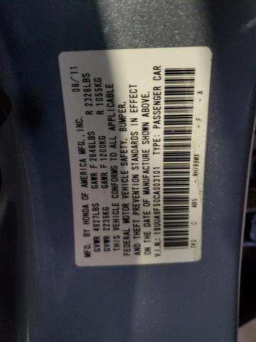 Photo 11 VIN: 19UUA9F50CA003101 - ACURA TL 