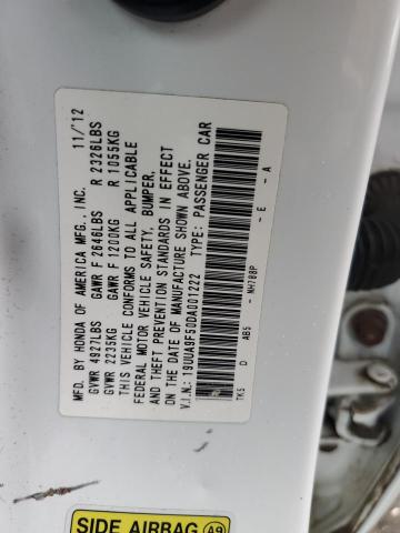 Photo 11 VIN: 19UUA9F50DA001222 - ACURA TL TECH 