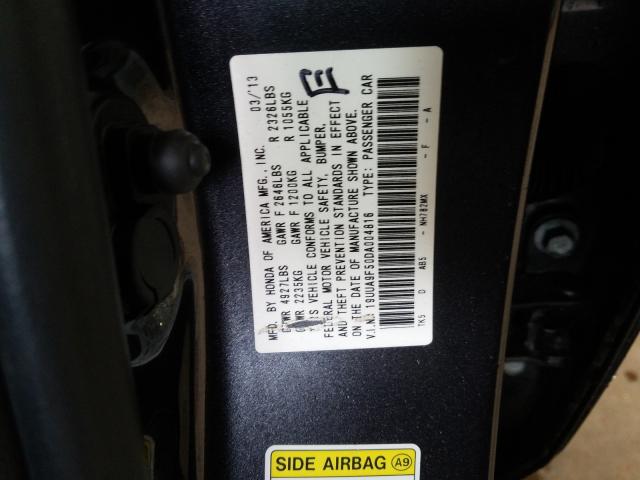 Photo 9 VIN: 19UUA9F50DA004816 - ACURA TL TECH 