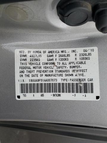 Photo 11 VIN: 19UUA9F51AA007073 - ACURA TL 