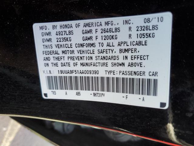 Photo 11 VIN: 19UUA9F51AA009390 - ACURA TL 