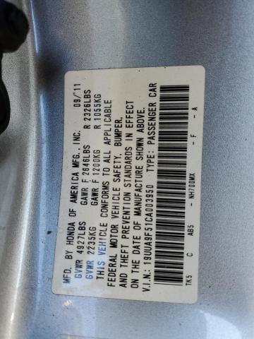 Photo 11 VIN: 19UUA9F51CA003950 - ACURA TL 