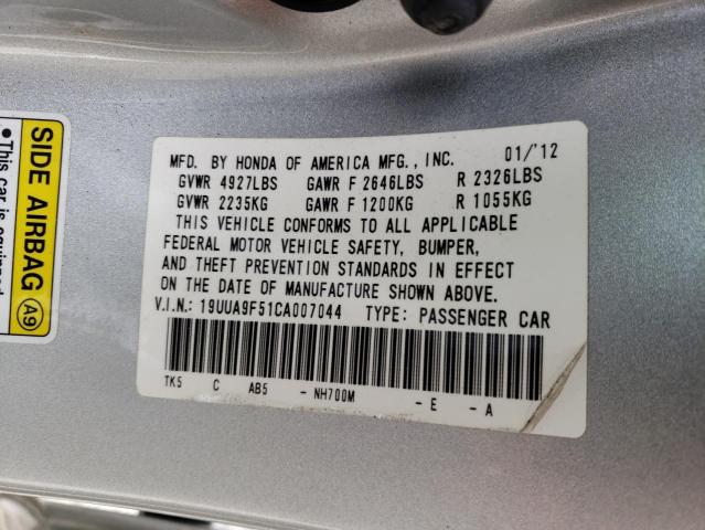 Photo 9 VIN: 19UUA9F51CA007044 - ACURA TL 