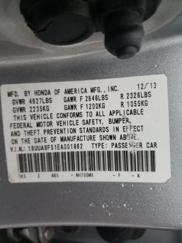 Photo 11 VIN: 19UUA9F51EA001862 - ACURA TL TECH 