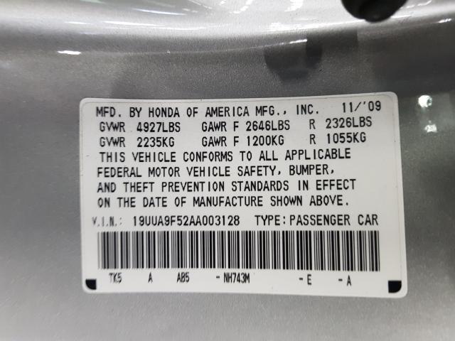 Photo 9 VIN: 19UUA9F52AA003128 - ACURA TL 