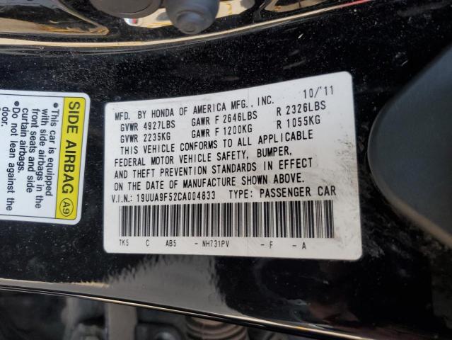 Photo 11 VIN: 19UUA9F52CA004833 - ACURA TL 